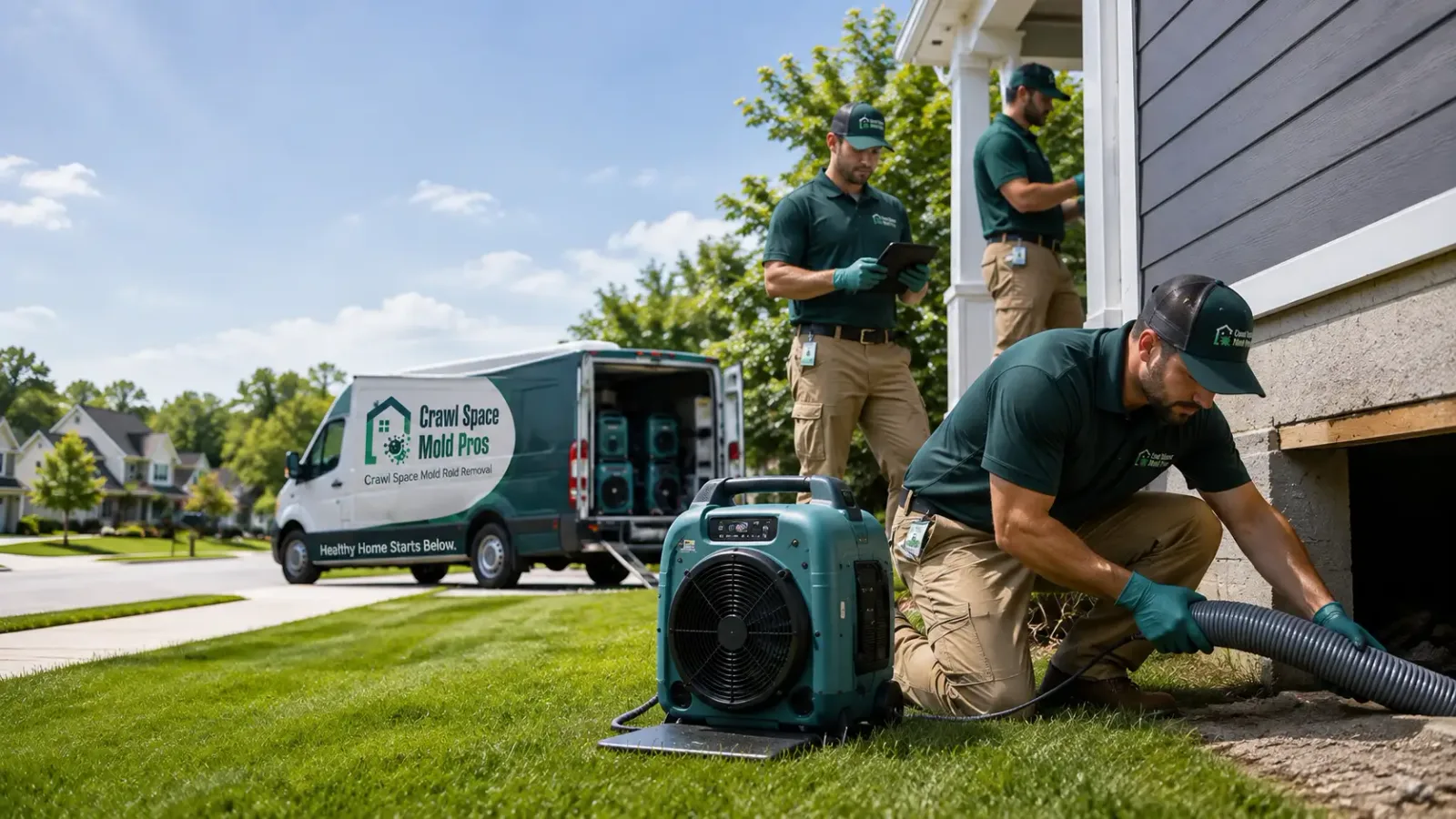Crawl Space Mold Removal in Dickens, IA